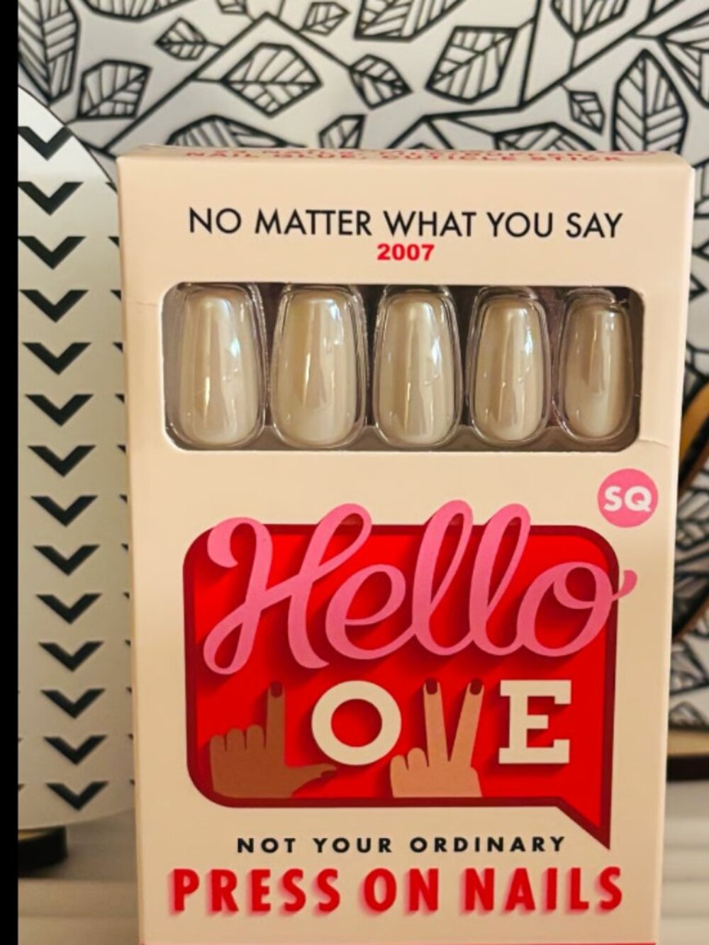 Hello Love Press On Nails No Matter What You Say
